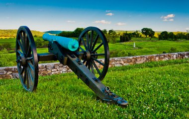 Cannon ve savaş antietam Ulusal savaş, maryla içinde