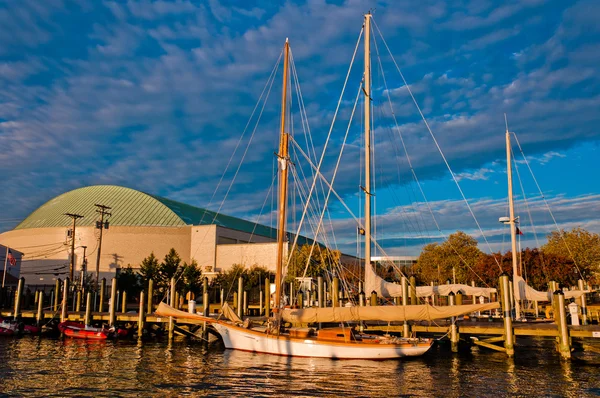 De haven in annapolis, maryland. — Stockfoto