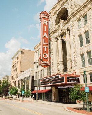 Rialto Meydanı Tiyatrosu, Route 66, Joliet, Illinois