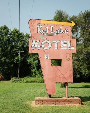 Kel-Lake Motel, Kartaca, Missouri 'de 66 numaralı yolda.