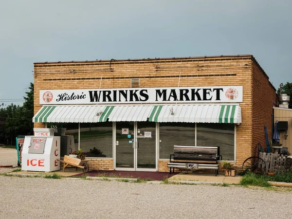 Kırışıklık Pazarı Lübnan Missouri Numaralı Yolda — Stok fotoğraf