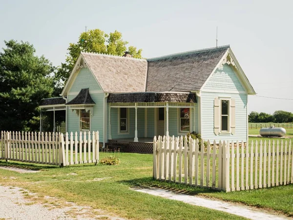 Ett Hus Red Oak Väg Missouri — Stockfoto