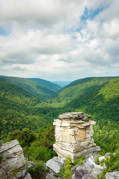 View Lindy Point Blackwater Falls State Park Davis West Virginia — Stock Photo, Image