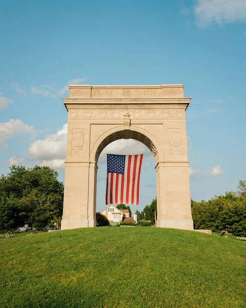Memorial Arch Huntington West Virginia — Stock Photo, Image