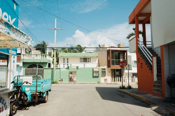 Street Isla Mujeres Mexico — Foto Stock