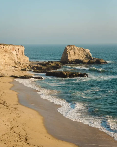 View Beach Davenport California — стоковое фото