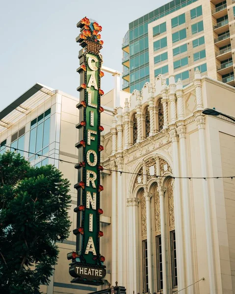 カリフォルニア州サンノゼのカリフォルニア シアター — ストック写真