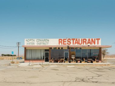 Kuzey Edwards, California 'daki restoran.