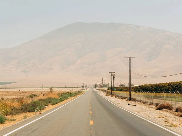 Landschap Van Central Valley Nabij Bakersfield Californië — Stockfoto