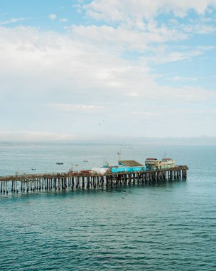 Capitola, Kaliforniya 'daki rıhtım manzarası