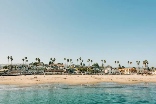 Uitzicht Het Strand Van Kade Santa Cruz Californië — Stockfoto