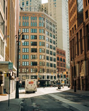 State Street, Detroit şehir merkezinde, Michigan