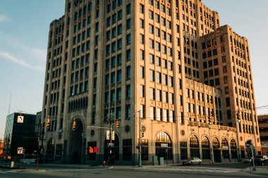 Maccabees Binası, Detroit, Michigan şehir merkezinde.