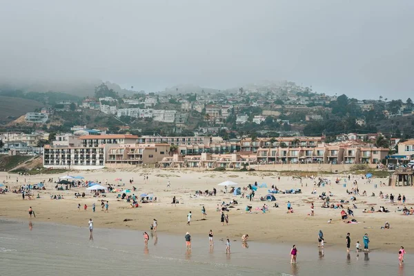 View Beach Cloudy Day Pismo Beach California — Stock Photo, Image