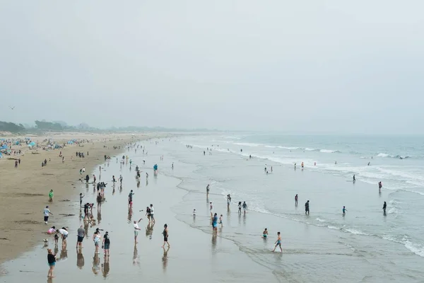 Vista Playa Día Nublado Pismo Beach California — Foto de Stock
