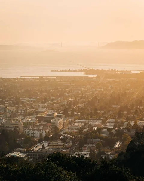 Solnedgång Utsikt Över Berkeley Kalifornien — Stockfoto