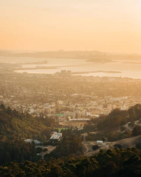 Sonnenuntergang Über Berkeley Kalifornien — Stockfoto