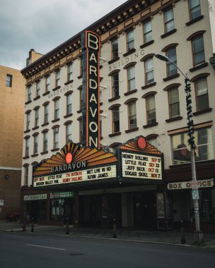 Bardavon Theater vintage sign, Poughkeepsie, New York