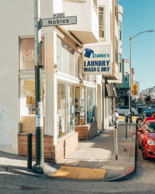 Stanleys Laundry Wash & Dry vintage sign, San Francisco, California