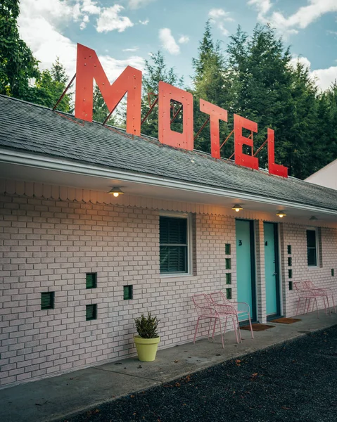 Starlite Motel Vintage Sign Kerhonkson New York — 스톡 사진