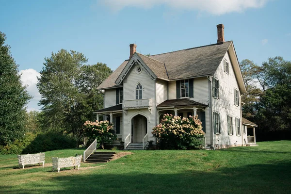 宾夕法尼亚州Weatherly Eckley Miners村的漂亮房子 — 图库照片