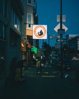 Taqueria Los Coyotes imzalı gece, San Francisco, California