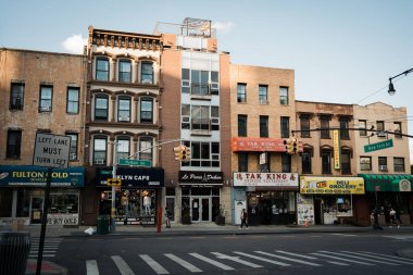 Bedford-Stuyvesant, Brooklyn, New York 'ta sokak sahnesi