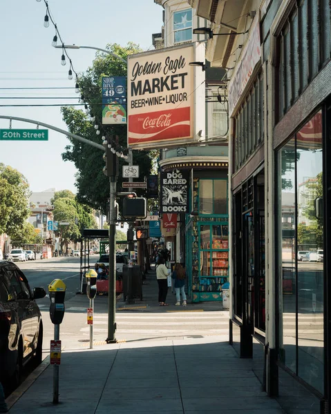 Golden Eagle Market Vintage Sign San Francisco California — Stock fotografie