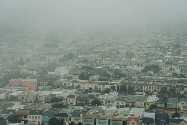Nebelschwaden Vom Grandview Park San Francisco Kalifornien — Stockfoto