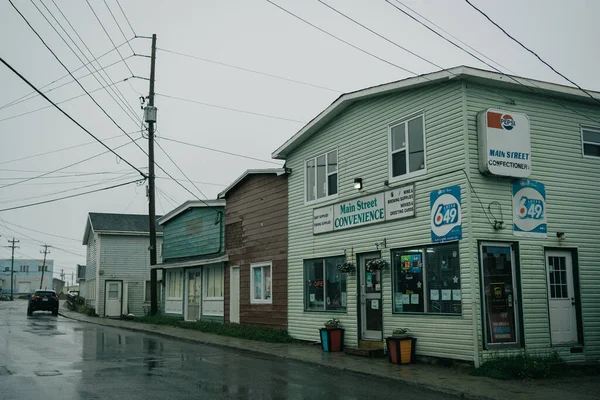 Main Street Convenience Channel Port Aux Basques Newfoundland Labrador Kanada — Stock fotografie