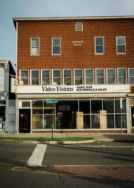 Video Visiones Vintage Sign Storefront Chatham Nueva York — Foto de Stock