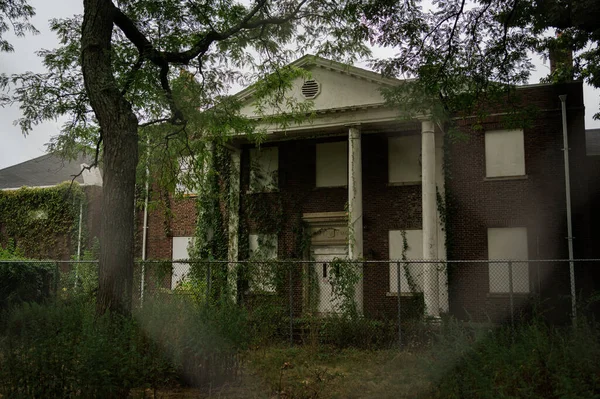 Abandoned Building Governors Island Manhattan New York — Stock Photo, Image