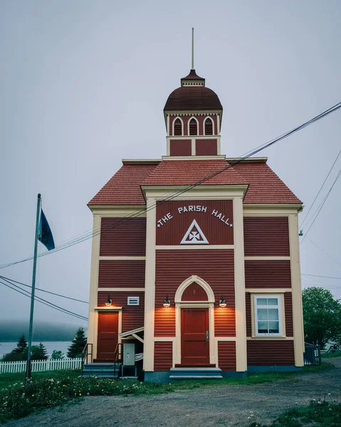 Parish Hall Trinity Newfoundland Och Labrador Kanada — Stockfoto