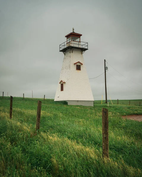 Cape Tryon Lighthouse French River Prince Edward Island Kanada — Stock fotografie