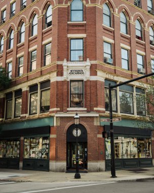 Şehir merkezinde Mimarlık, Lowell, Massachusetts