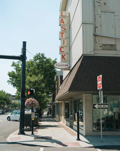 Lastick Nábytek Vintage Cedule Pottstown Pennsylvania — Stock fotografie