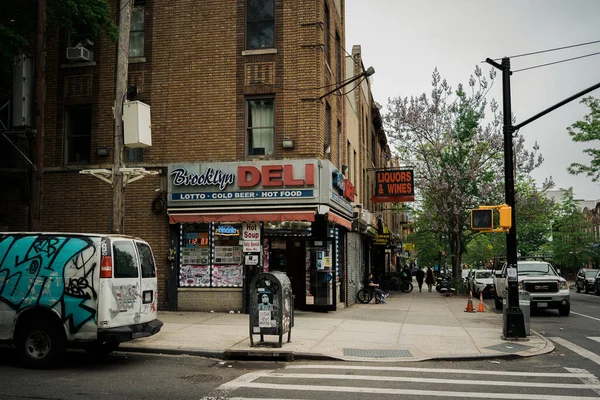 Brooklyn Deli Crown Heights Brooklyn Nowy Jork — Zdjęcie stockowe