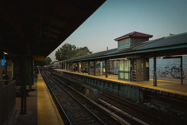 Kings Highway Station Brooklyn Nueva York —  Fotos de Stock