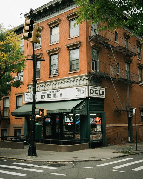 Brooklyn Heights Şarküteri Vintage tabelası, Brooklyn, New York