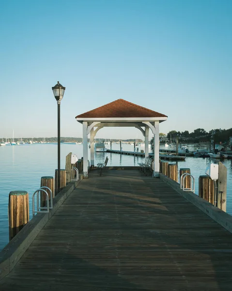 Molo Northport Harbor Northport New York — Stock fotografie