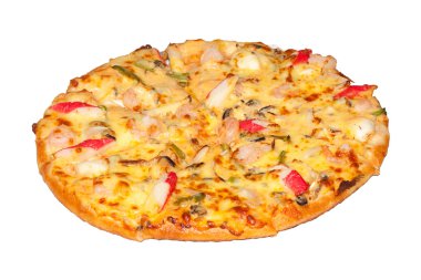 Deniz ürünleri pizza