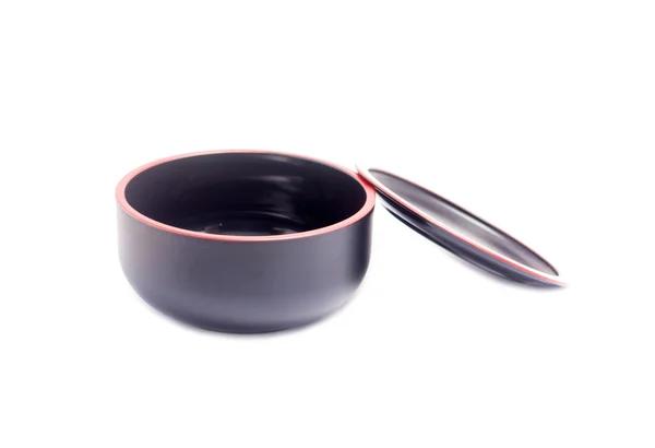 Japanese black bowl — Stock Photo, Image