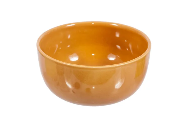 Brow ceramic bowl — Stock Photo, Image