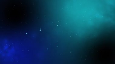Koyu mavi arkaplanda parçacıklar, arkaplan canlandırması