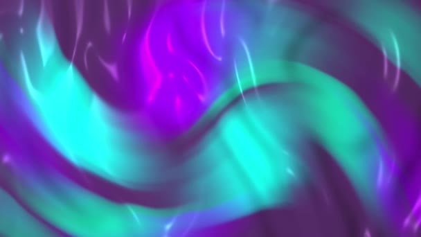 青と紫の液体のぼやけた背景 抽象的なデザインレイアウト — ストック動画