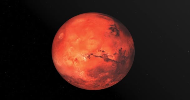 Mars Planet Imágenes Exploración Espacial — Vídeo de stock