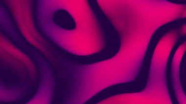 Soyut sıvı gradyan arkaplan canlandırması. Koyu kırmızı tasarım kopyalama alanı. Şekiller taşınıyor