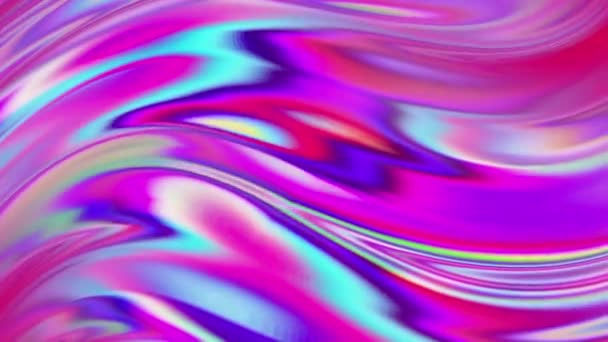 Sfondo Gradiente Liquido Psichedelico Animazione Layout Multicolore Luminoso Design Colorato — Video Stock