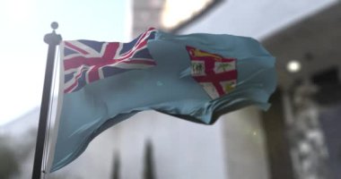 Fiji ulusal bayrağı dalgalanıyor. Hükümet politikası ve ülke haberleri