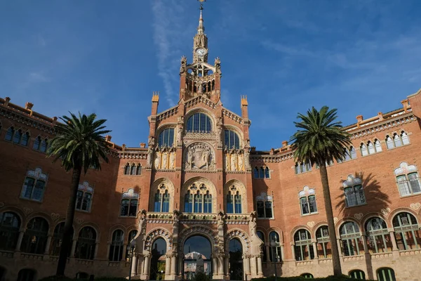 バルセロナ スペイン 2021年11月5日 Recinte Moderinista Sant Pau イラスト編集 — ストック写真